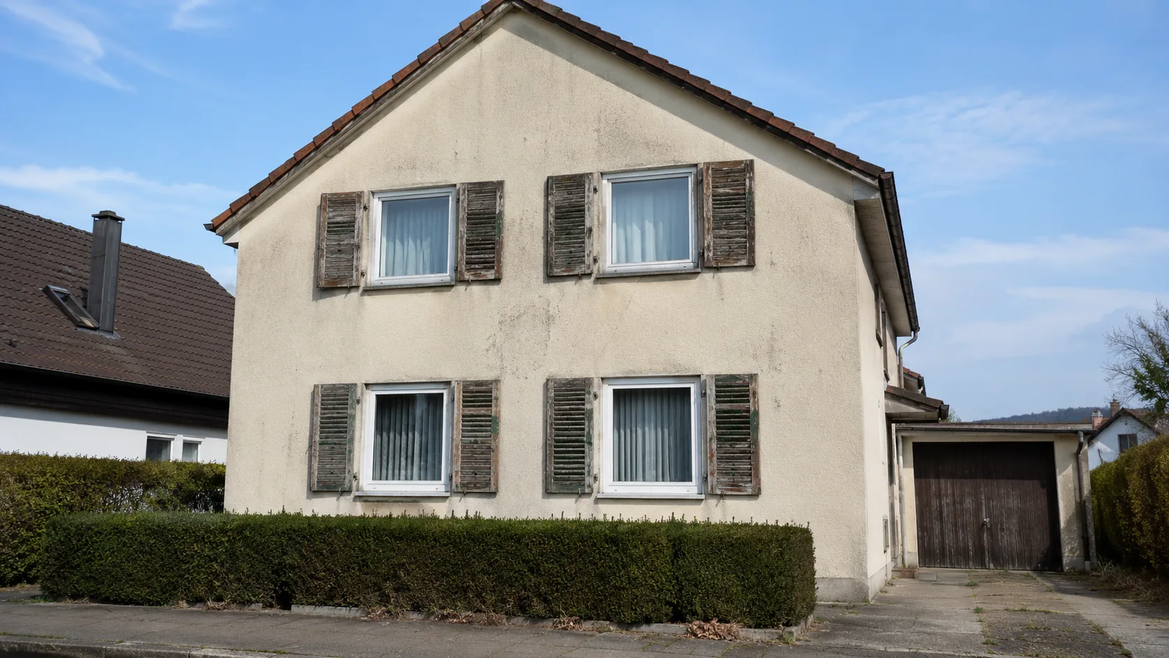 Fassadenwirkung — Vorher
